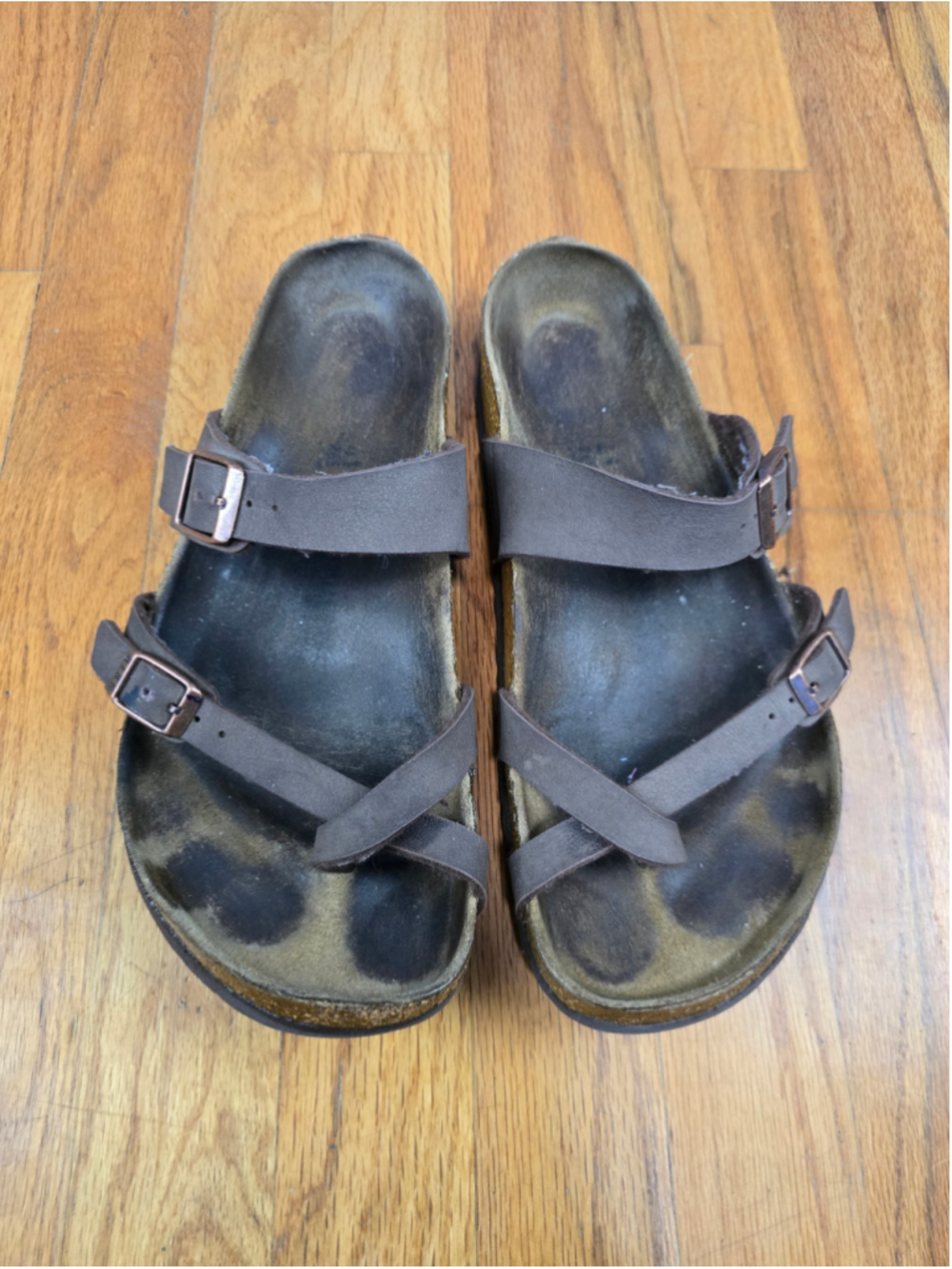 Women's Birkenstock Brown Sandals Size 11